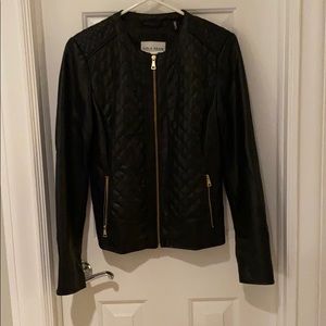Cole Haan Vegan Leather Jacket sM
